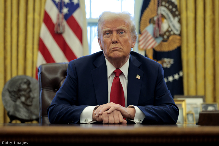 Donald Trump 2025. január 30-án