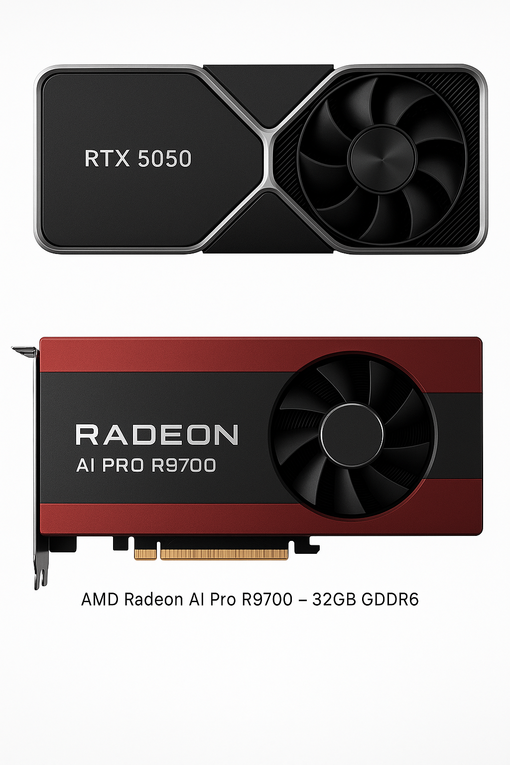 Nvidia RTX 5050 és AMD Radeon AI Pro R9700 bemutató – friss júliusi GPU hírek