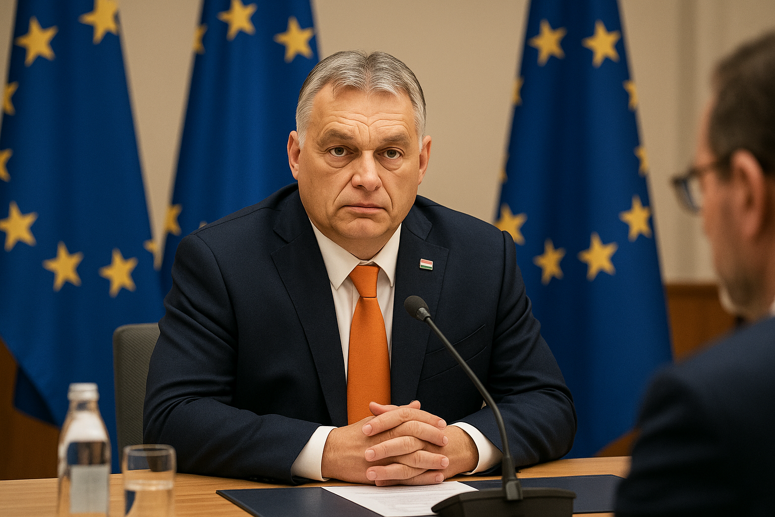 Orbán Viktor Brüsszelben tárgyal